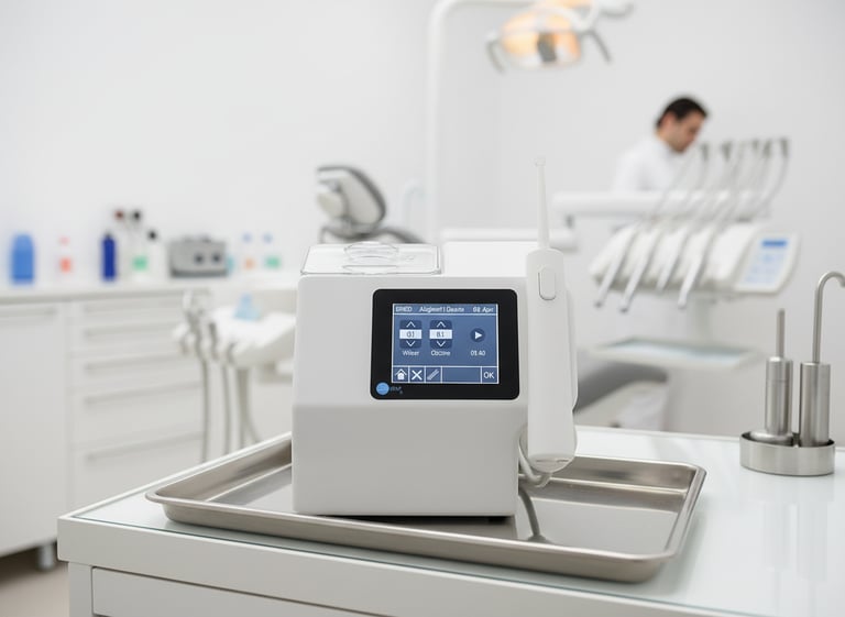 jet dentaire professionnel à l'ozone Aquolab hygiène-precision.com