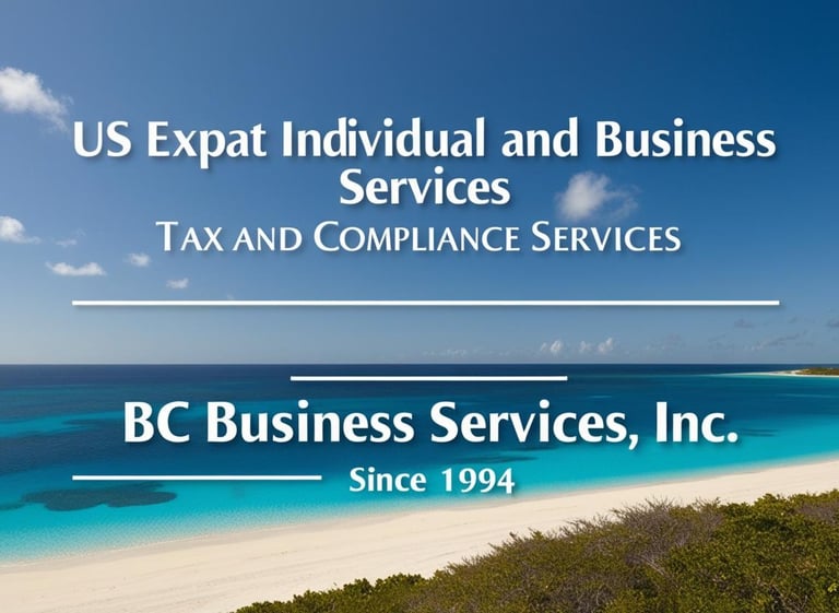 US Expat Expatriate Individual and Business Services.  Including Tax and Compliance.