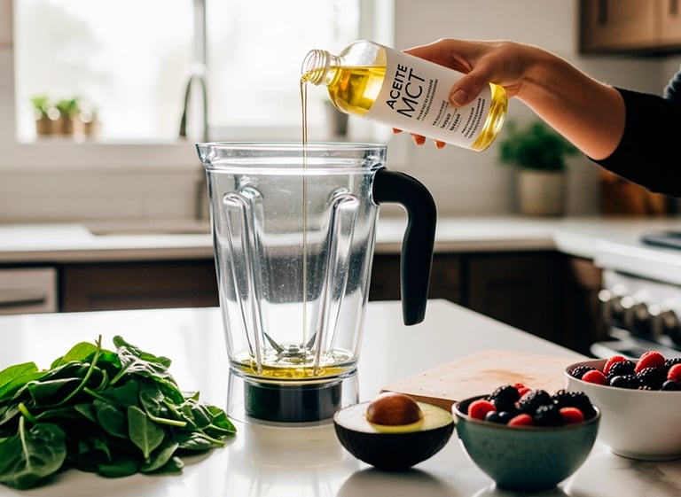 Los triglicéridos de cadena media (MCT) son útiles para la pérdida de peso y la eliminación de grasa