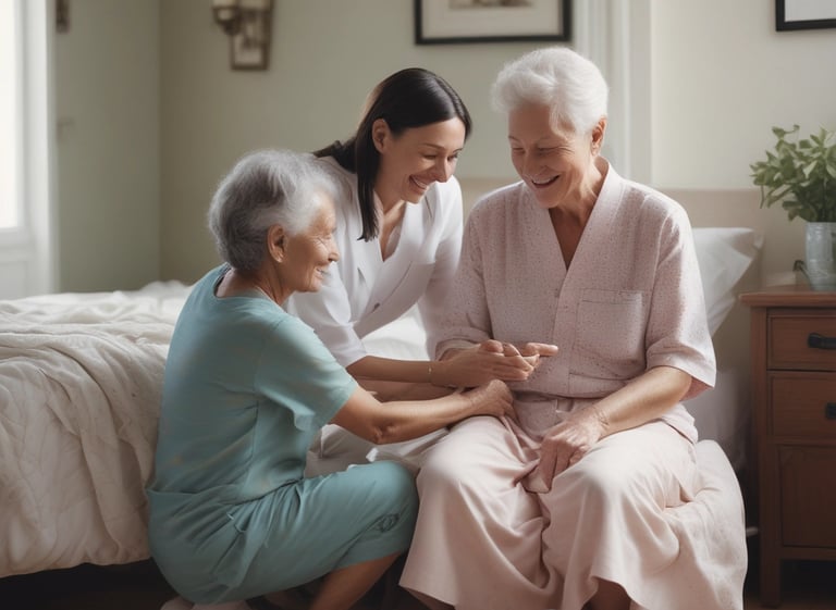 A professional and elegant image of a healthcare office.