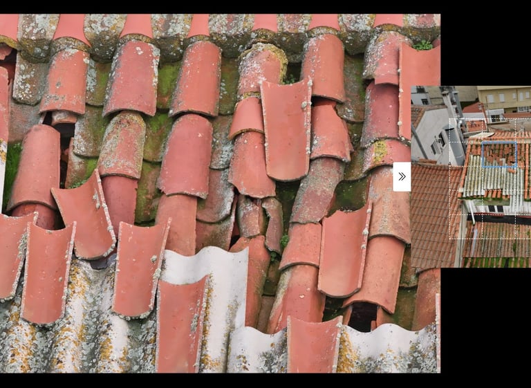 inspección de cubiertas con drones