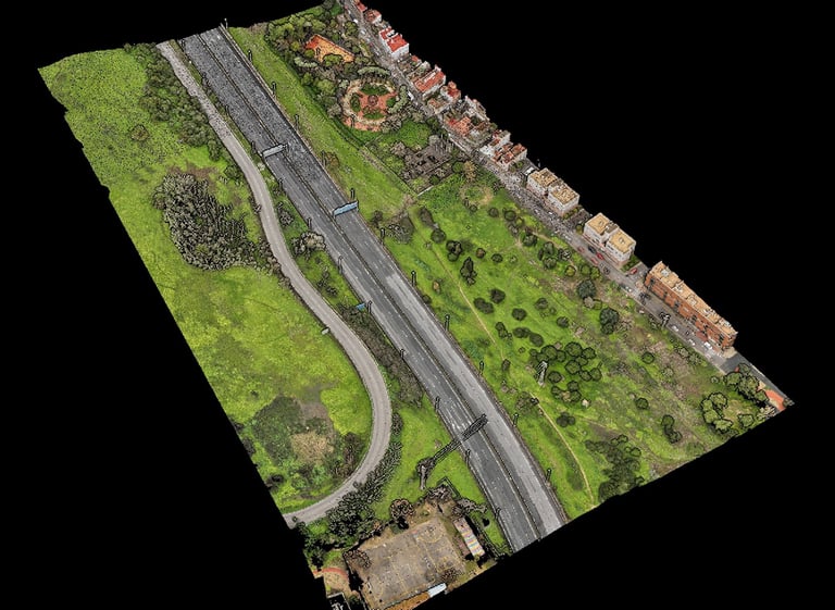 Cartografía Lidar con Drone