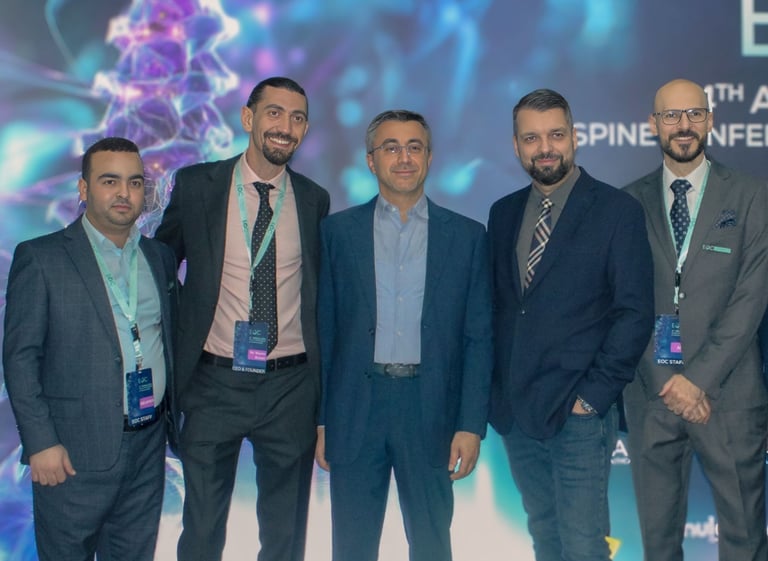 Bone Care, the Gold sponser of the 4th Annual EOC Spine and Trainig Conference 2025 at Khalifa Unive