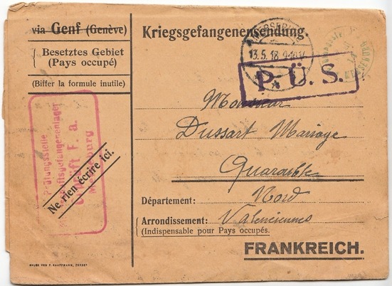 Kriegsgefangenensendung P.Ü.S.