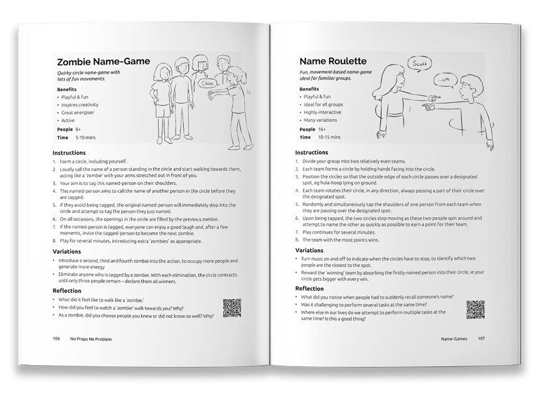 No props no problem, Books, typesetting by Michelle Pirovich, Squeezebox