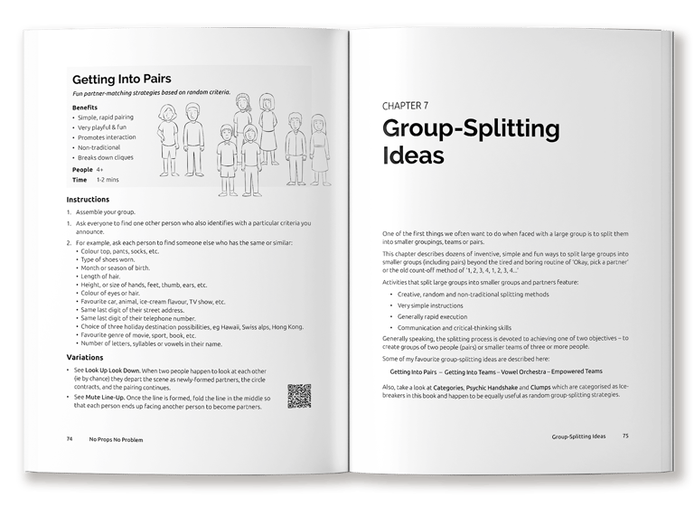 No props no problem, Books, typesetting by Michelle Pirovich, Squeezebox
