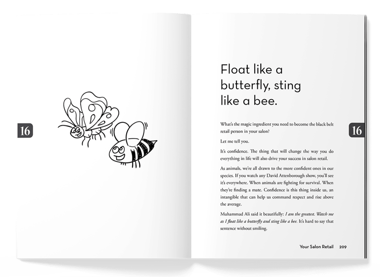 The Naked Salon, Your Salon Retail, Your Salon Team, Books, typesetting by Michelle Pirovich, Squeezebox