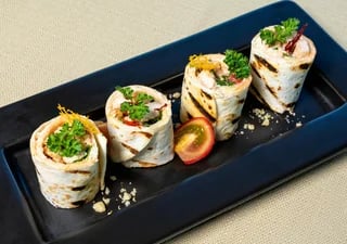 Salmon Avocado Wrap