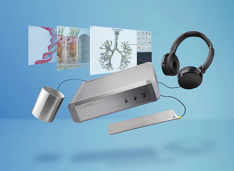 un écran d'ordinateur et des écouteurs sur un bureau