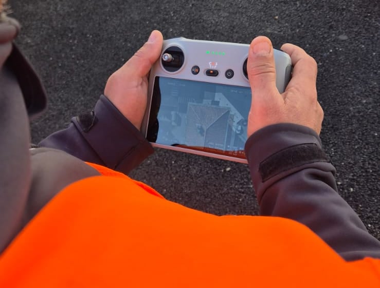 photographie aérienne à Alès pour le secteur du BTP