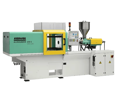 a machine that is making a plastic injection machine