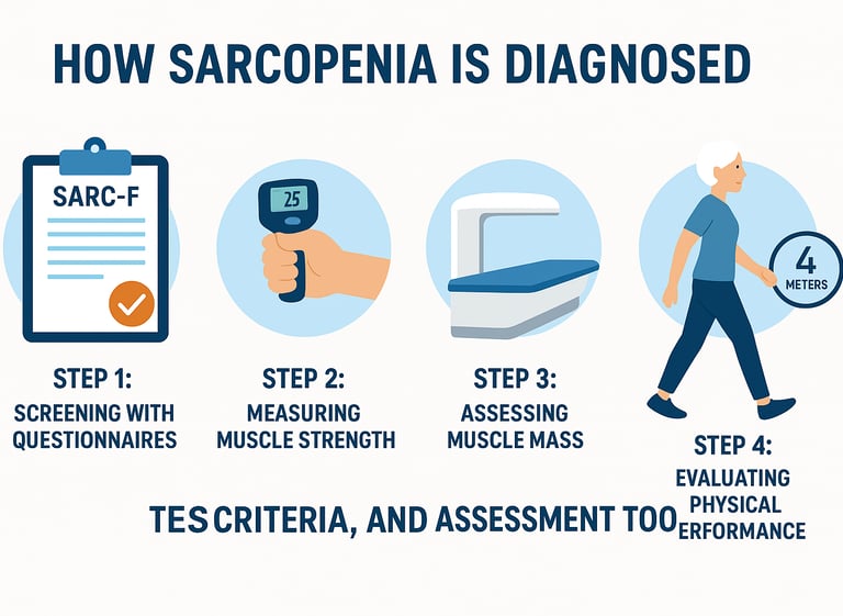 Early Diagnosis of Sarcopenia: Key Tests, Criteria, and What to Expect