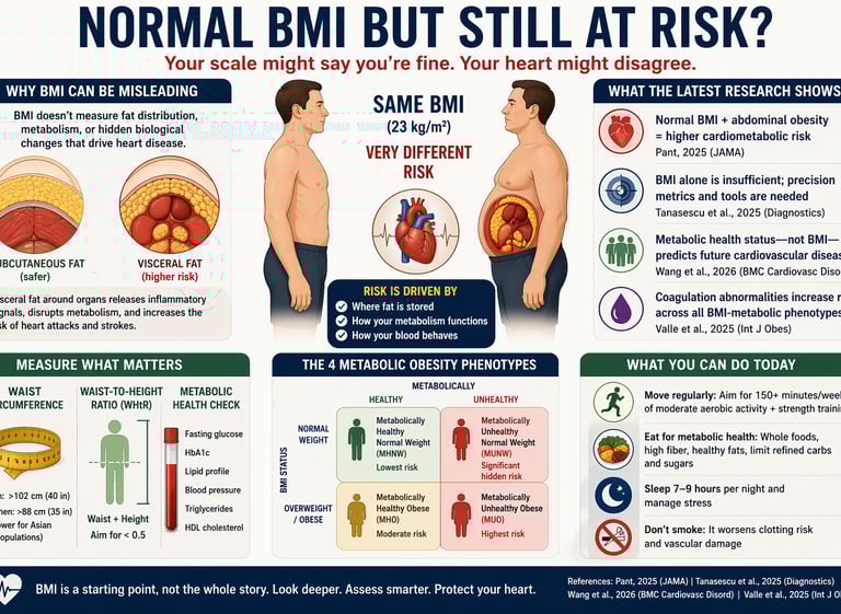 Thin-Fat Phenotype Explained: You Can Be “Normal Weight” and Still at Heart Risk