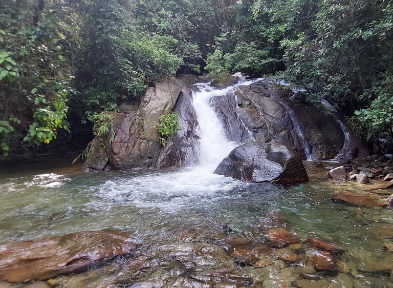 ton pling waterfall khao lak