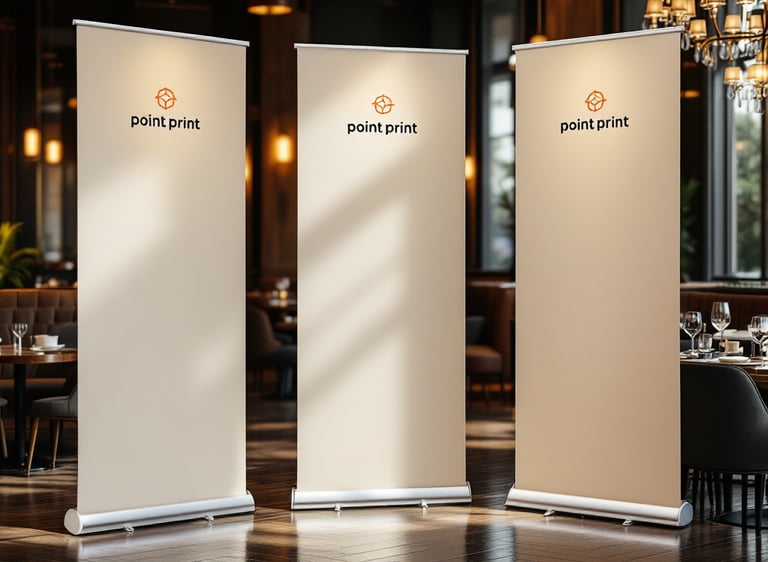 roll-up exclusive s chrómovanými prvkami