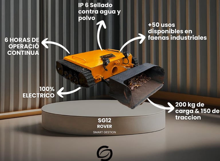 robot aspiracion minera