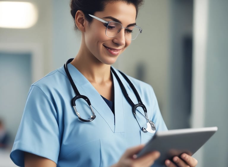 A professional instructor explaining ocular anesthesia techniques during an online course session.