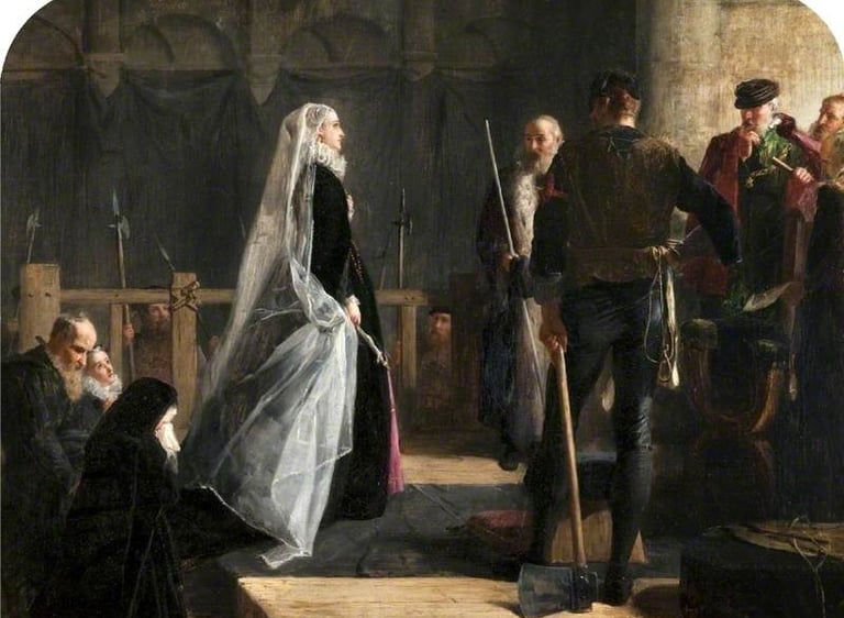 1890 - 1920 Execution of Mary, Queen of Scots