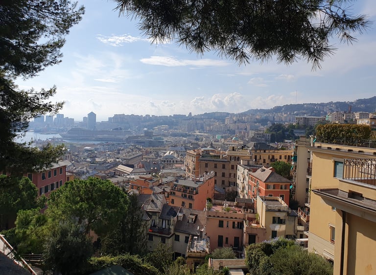 Views from Spianata Castelletto terrace