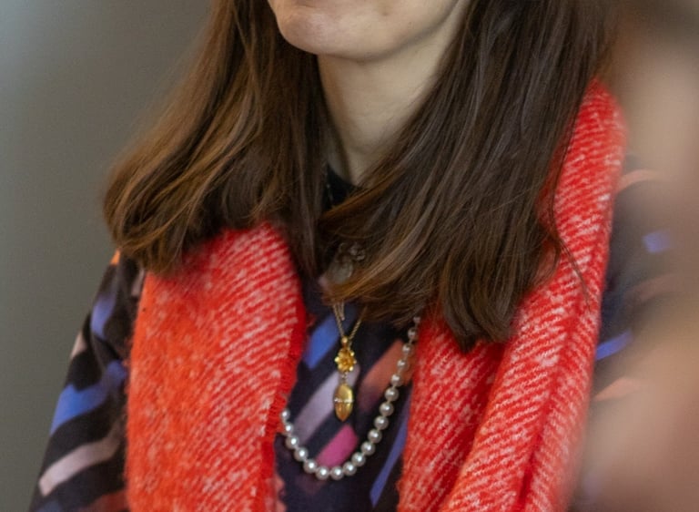 Close up image of a woman smiling