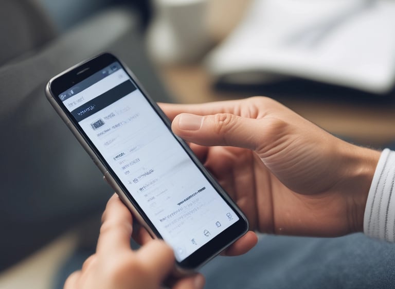 a man riding a skateboard down a street next to tall buildings