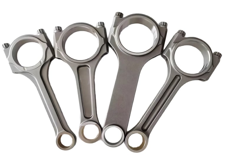 Forged connecting rod for diesel engine. OEM-grade  precision machined