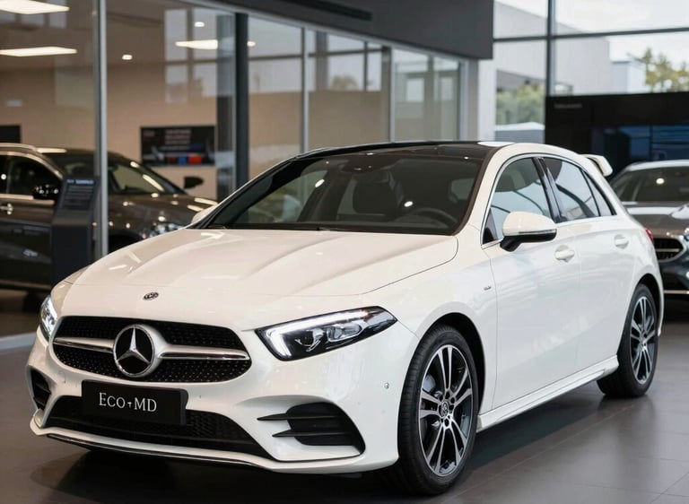 A sleek showroom displaying a variety of national and European cars ready for quick delivery.