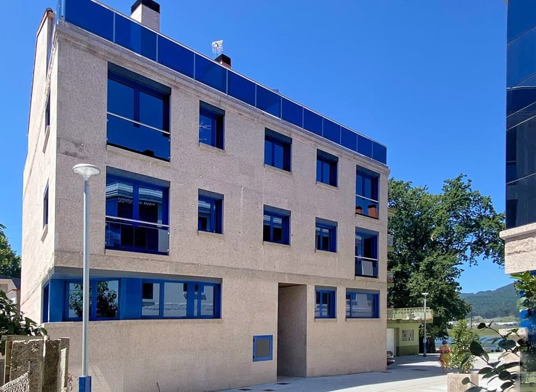 Modern beachfront apartments for sale in Galicia, Spain - 1, 2 and 3-bedroom layouts steps from the 