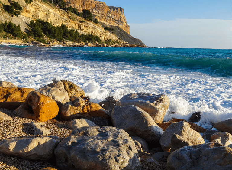 plage de la grande mer à Cassis