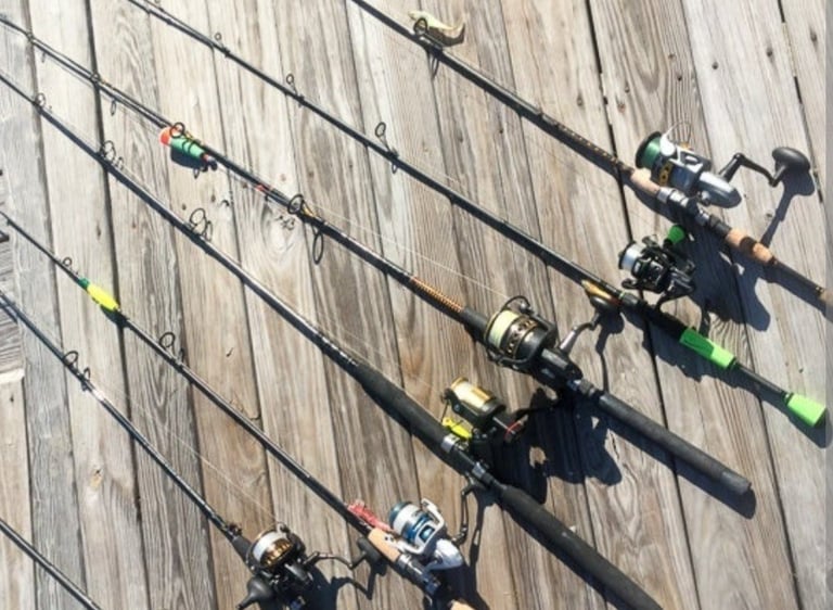 fishing poles