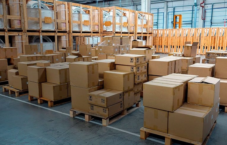 almacen de consolidación de carga