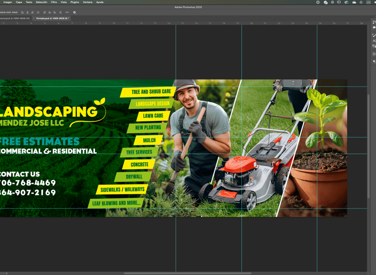 Diseño gráfico para empresa de jardinería