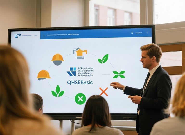 Licence QHSE chez IICP - Licence Professionnel