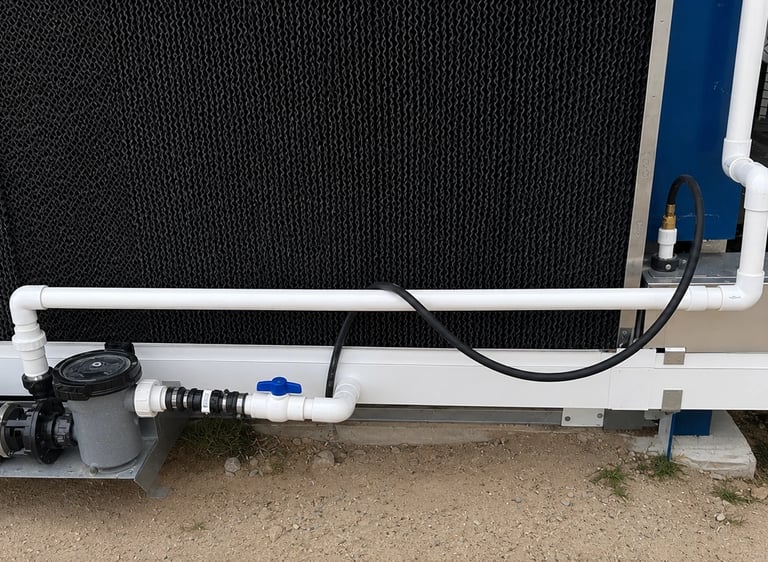 Cool Cell system installation for commercial poultry facilities.