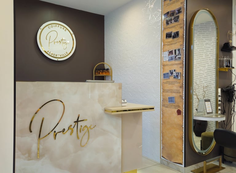 INTERIEUR SALON COIFFURE PRESTIGE