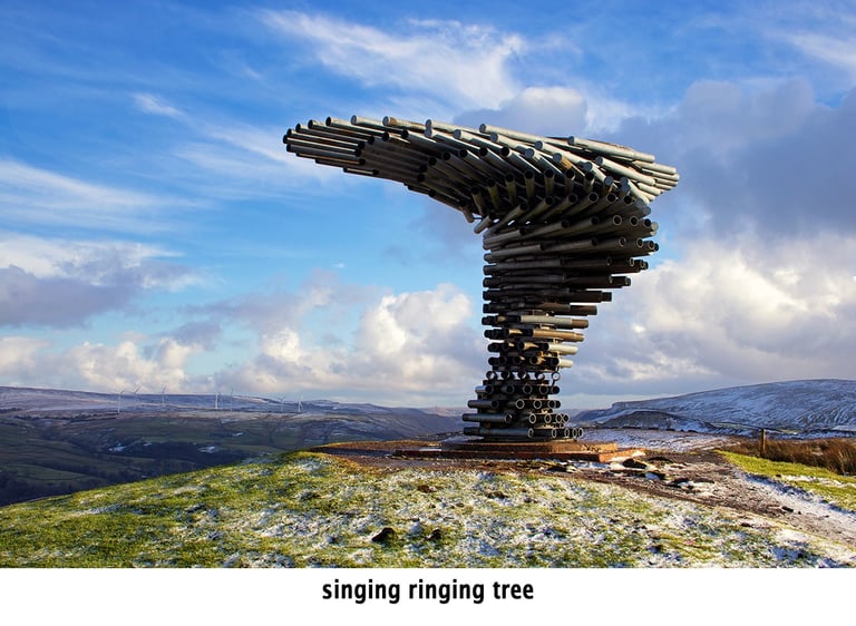The Singing Ringing Tree at Crown Point