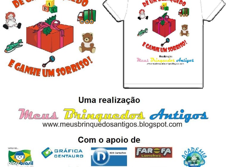 Campanha "Dê um brinquedo e ganhe um sorriso!"