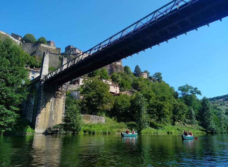 Itinérance vacances Haut Allier aventure famille semaine été juillet août 2025 prades brioude 