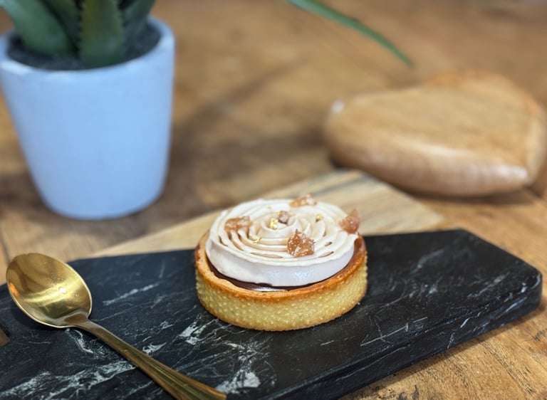 Tarte chocolat marron