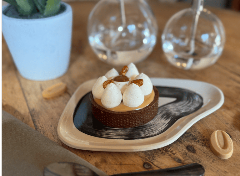 Tarte caramel cacahuete