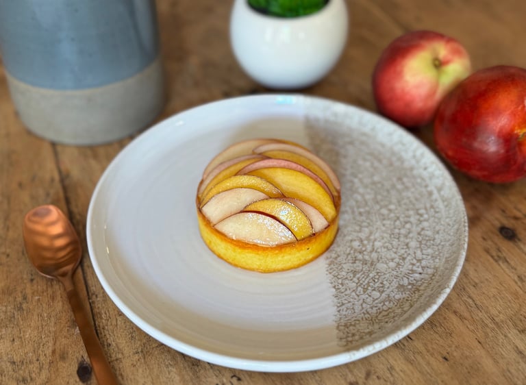 Tarte nectarine verveine