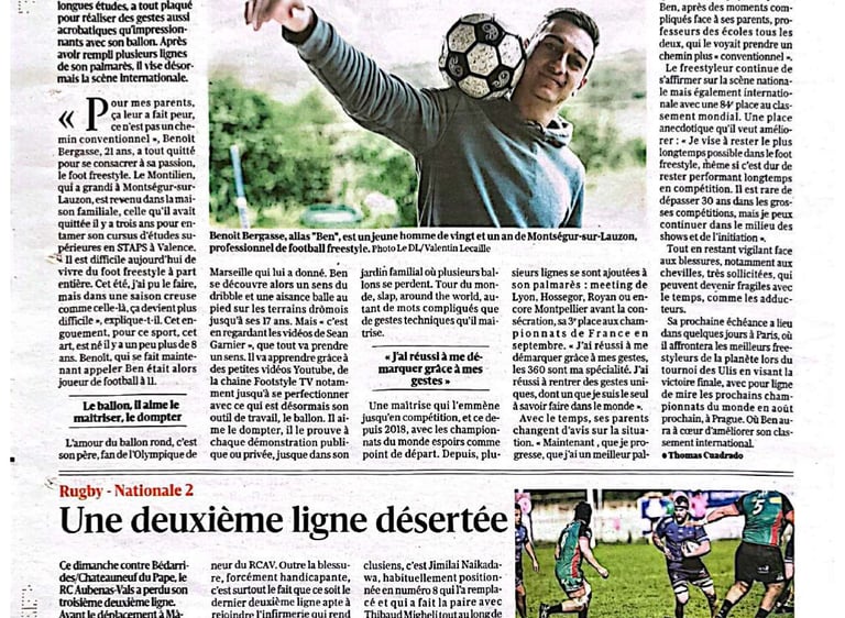 apparition en presse dauphiné drome ardeche