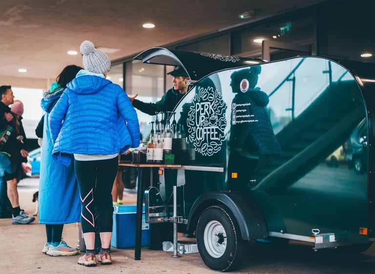 Mobile Coffee cart at event
