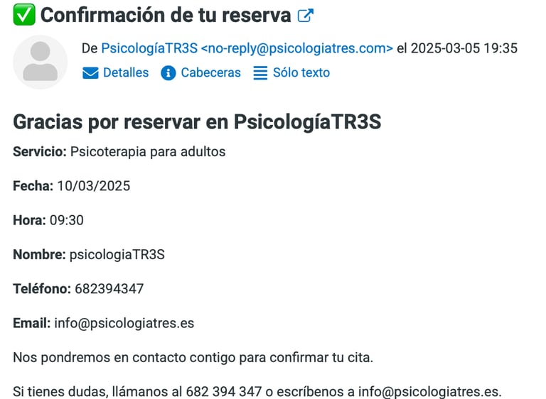 Paso 11. Email de confirmación