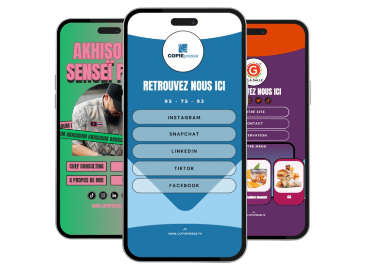 Un téléphone portable affichant l'écran d'un téléphone portable, qui affiche à son tour l'écran d'un