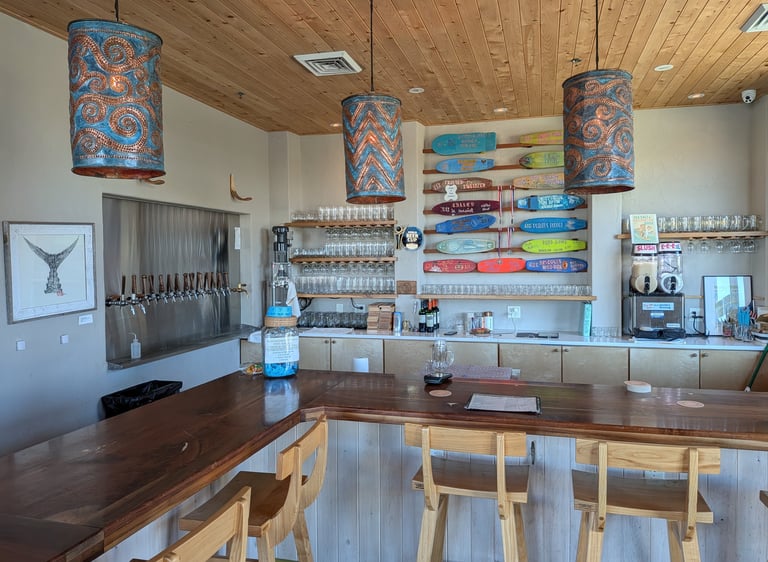 Bar with glasses swellsa brewing