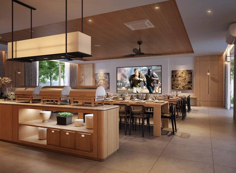 villa jenderam dining hall