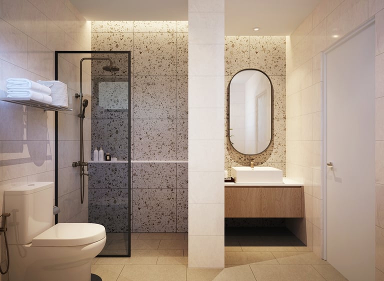bukit mewah master bathroom