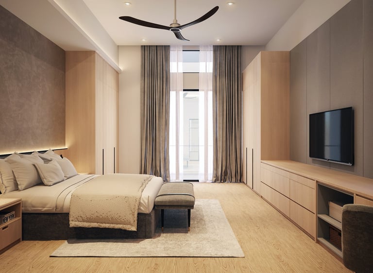 bukit mewah master bedroom