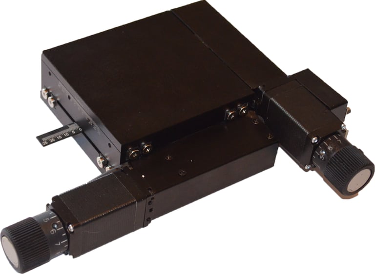 X, Y, Z operated by 28 steps stepper motor